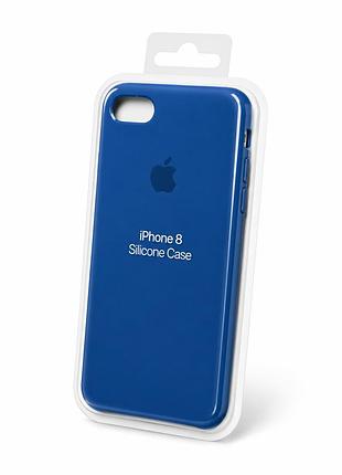 Силіконовий чохол для iphone 7 / 8 блакитний ( full № 40 )