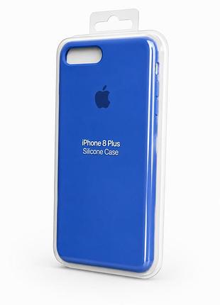 Силіконовий чохол для iphone 7 + / 8 + блакитний ( full №3 )