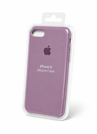 Силіконовий чохол для iphone 7 / 8 чорничний ( full № 59 )