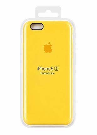 Силіконовий чохол для iphone 6 / 6s yellow