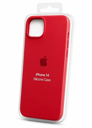 Силіконовий чохол з мікрофіброю та покриттям softtouch для iphone 14 ( full № 38 )