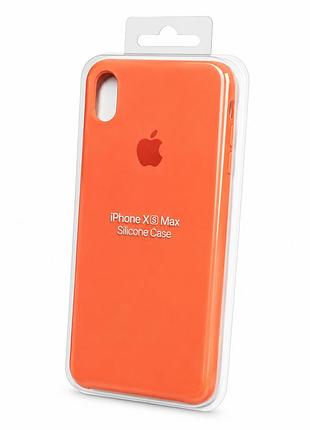 Силіконовий чохол з мікрофіброю та покриттям softtouch для iphone xs max ( full № 64 )