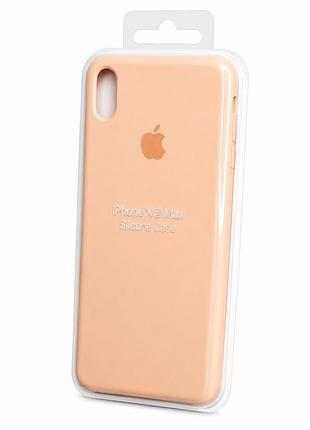 Силіконовий чохол з мікрофіброю та покриттям softtouch для iphone xs max ( full № 57 )