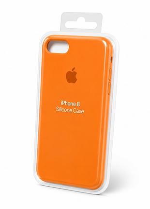 Силіконовий чохол для iphone 7 / 8 помаранчевий ( full №2 )