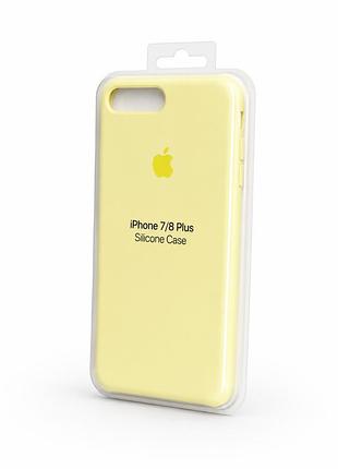 Силіконовий чохол для iphone 7 + / 8 + лимонний ( full № 42 )