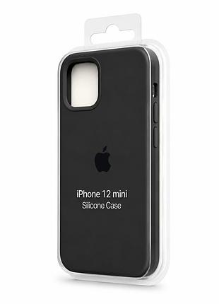 Силіконовий чохол з мікрофіброю та покриттям softtouch для iphone 12 mini ( full № 22 )