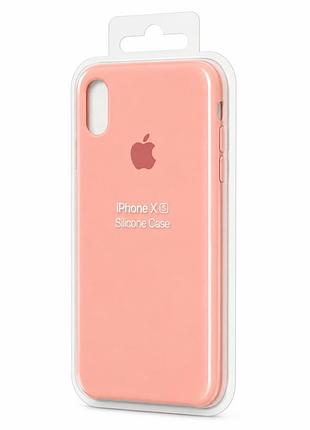 Силиконовый чехол для iphone x | xs розовый ( high 12 )