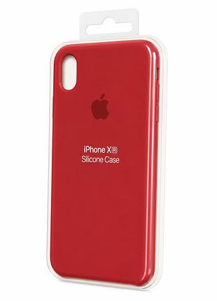 Силіконовий чохол для iphone xr червоний (high no25)