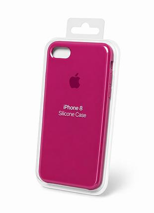 Силіконовий чохол для iphone 7 / 8 рожевий ( full № 50 )
