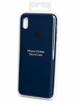 Силіконовий чохол з мікрофіброю та покриттям softtouch для iphone xs max ( full № 35 )