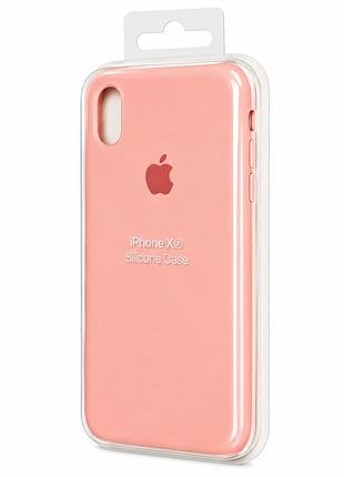 Силіконовий чохол для iphone xr рожевий (high no12)