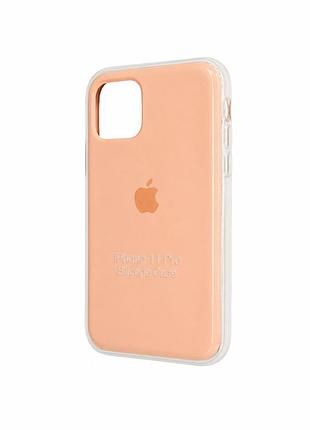 Силіконовий чохол з мікрофіброю та покриттям softtouch для iphone 11 pro ( full № 57 )