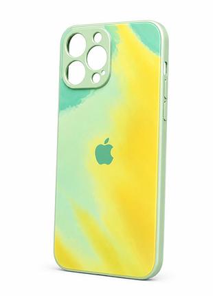 Скляний чохол " gradient " із закритою камерою та глянцевим покриттям на iphone 11 pro max ( № 1 )