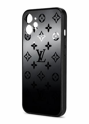 Стеклянный чехол louis vuitton для iphone 12 mini black