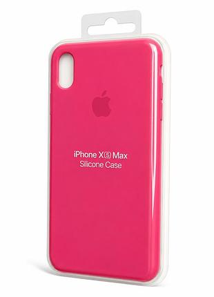Люкс якість силіконовий чохол для iphone xs max ( hibiscus no10)