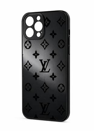 Стеклянный чехол louis vuitton для iphone xs max black
