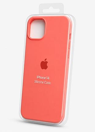 Силіконовий чохол з мікрофіброю та покриттям softtouch для iphone 14 ( full № 29 )
