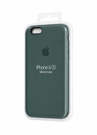 Силіконовий чохол на iphone 6 / 6s pine green