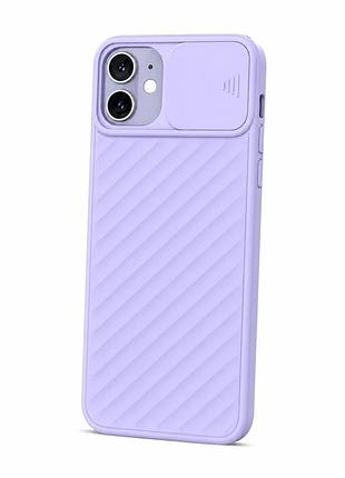 Силиконовый чехол для iphone 11 pro со шторкой на камере ( №39 )