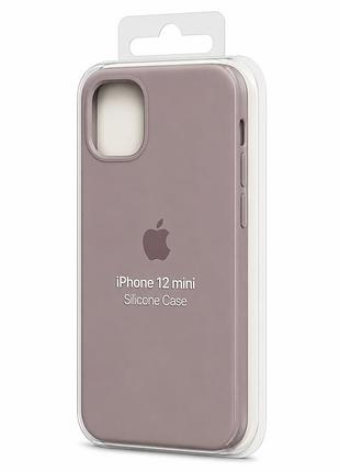 Силіконовий чохол з мікрофіброю та покриттям softtouch для iphone 12 mini ( full № 7 )
