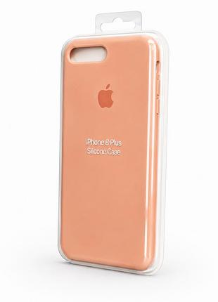 Силіконовий чохол для iphone 7 + / 8 + персиковий ( full № 27 )