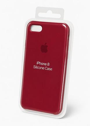 Силіконовий чохол для iphone 7 / 8 рожевий ( print logo № 36 )