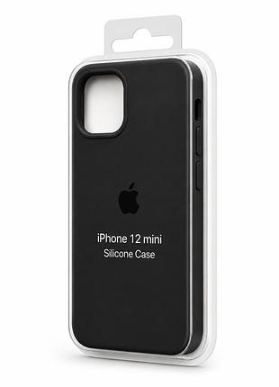 Силіконовий чохол з мікрофіброю та покриттям softtouch для iphone 12 mini ( full № 34 )