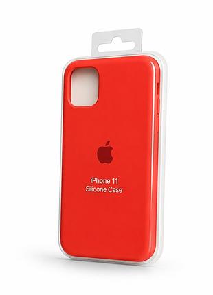 Силіконовий чохол з мікрофіброю та покриттям softtouch для iphone 11 ( full № 64 )