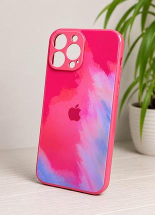 Скляний чохол із закритою камерою та глянцевим покриттям на iphone 11