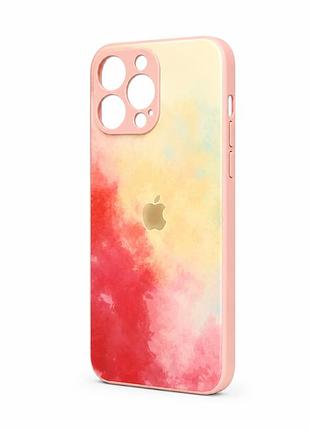 Скляний чохол " gradient " із закритою камерою та глянцевим покриттям на iphone 12 pro max ( № 57 )