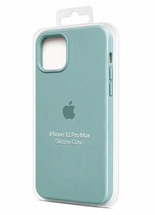 Силіконовий чохол з мікрофіброю та покриттям softtouch для iphone 12 pro max ( full № 21 )