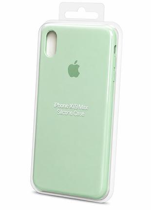 Силіконовий чохол з мікрофіброю та покриттям softtouch для iphone xs max ( full № 66 )