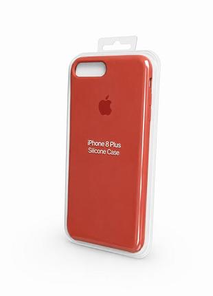 Силіконовий чохол для iphone 7 + / 8 + червони ( full №25 )