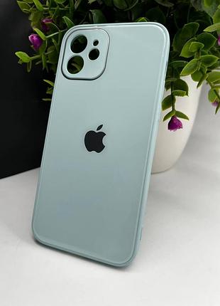 Скляний чохол із закритою камерою та глянцевим покриттям на iphone 12 № 17