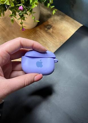Чохол для навушників airpods pro з карабіном і покриттям softtouch (high no39)