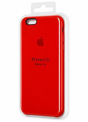 Силіконовий чохол на iphone 6 / 6s red