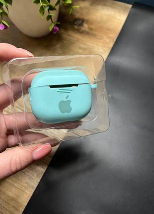 Чохол для навушників airpods 3 з карабіном і покриттям softtouch (high no21)