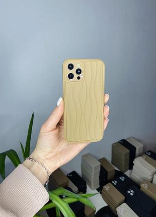 Чохол «wave case» iphone 12 pro max caramel