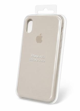 Люкс качество силиконовый чехол для iphone xr ( stone №7 )