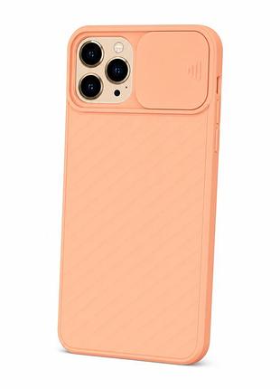 Силиконовый чехол для iphone 11 pro max со шторкой на камере ( №27 )