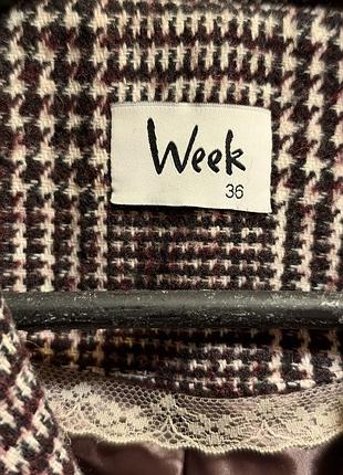 Шерстяное пальто week 36 р. s 3