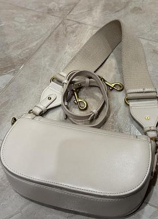 Бежева сумка zara 3