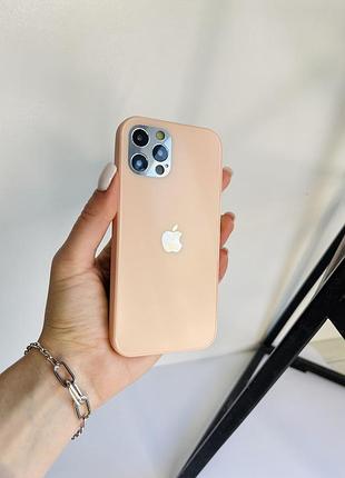 Чехол «matt glass case» 12 grapefruit (матовое стекло)