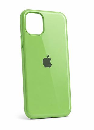 Силиконовый чехол для iphone x | xs с глянцевым покрытием softtouch и закрытым низом soft logo case № 1