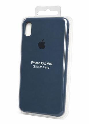 Люкс якість силіконовий чохол для iphone xs max ( pacific green no12)