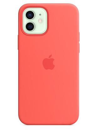 Силиконовый чехол премиум качество для iphone 12 | 12 pro flamingo