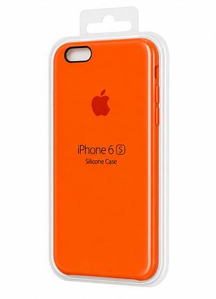 Силіконовий чохол на iphone 6 / 6s orange
