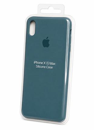 Силіконовий чохол з мікрофіброю та покриттям softtouch для iphone xs max ( full № 55 )
