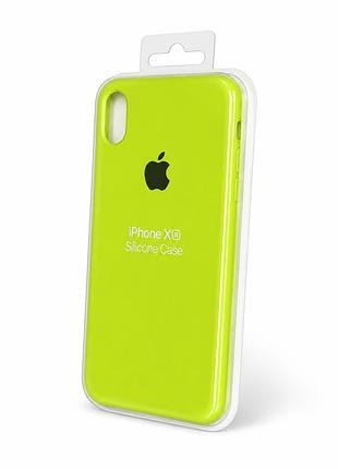 Силіконовий чохол для iphone xr салатовий (high no58)