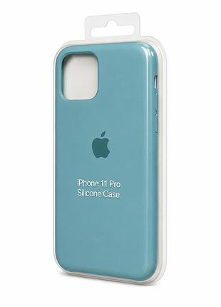 Силіконовий чохол з мікрофіброю та покриттям softtouch для iphone 11 pro ( full № 21 )